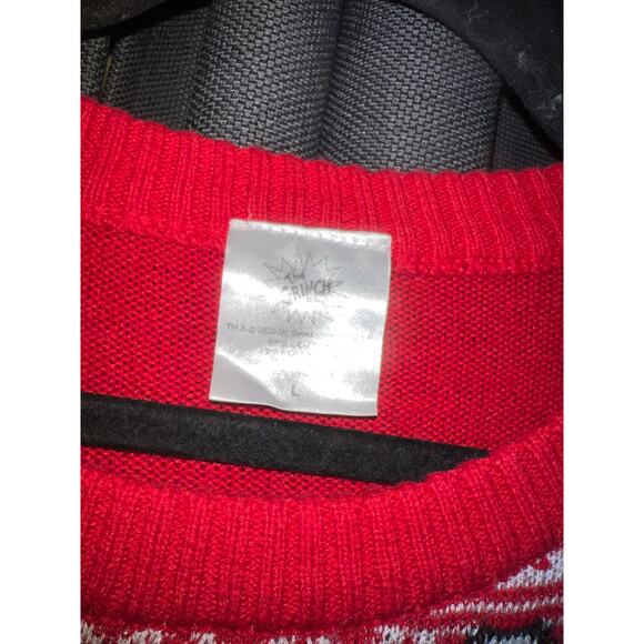 Ugly Christmas Sweater Xmas Size Large Grinch - Picture 2 of 3